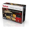Tefal Crêpière Deux Plaques Antiadhésives Température Règlable, Louche Répartiteur Grande Et Mini-Spatules Py900D1 Py900812