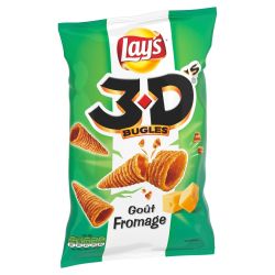Lay'S Biscuits Apéritifs Fromage 3D Benenuts : Le Sachet De 85 G