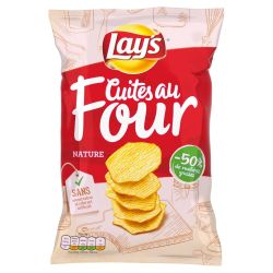 Lay'S Chips Les Cuites Au Four Nature : Le Paquet De 130 G