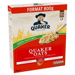 Quaker Céréales Flocons D'Avoine : La Boite De 800 G