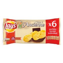 Lay'S Chips À L'Ancienne Nature : Les 6 Sachets De 27,5 G