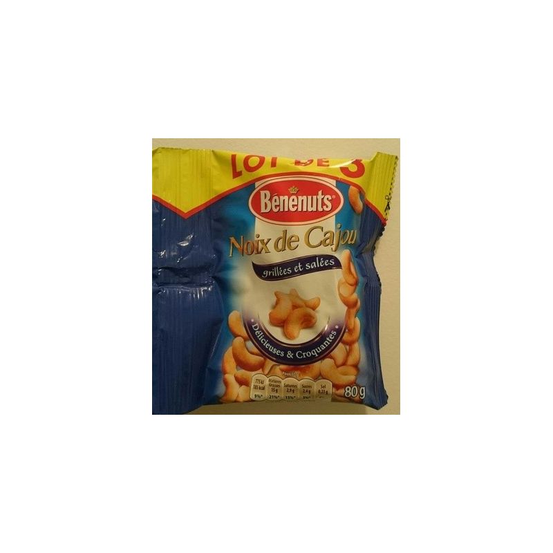 Benenuts 3X80G Noix De Cajou