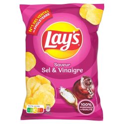 Lay'S Chips Saveur Sel & Vinaigre : Le Sachet De 130G