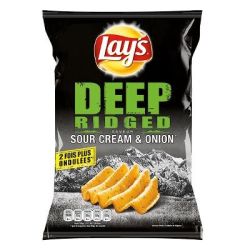 Lay'S 120G Chips Deep Ridged Cream Lay S