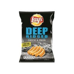 Lay'S 120G Chips Deep Ridged Cheese Lay S