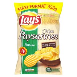 Lay'S Chips Paysannes Nature : Le Sachet De 350 G