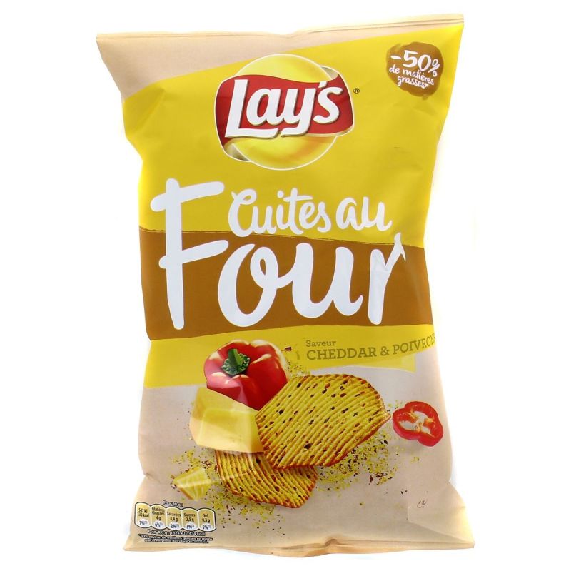 Lay'S Lays Chips Caf Chedd.Poiv.130G