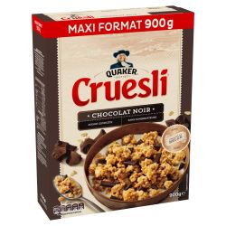 Quaker Céréales Cruesli Chocolat Noir : La Boite De 900G