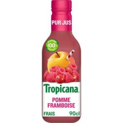 Tropicana 900Ml Pur Jus Pomme Framboise Sans Sucres Ajoutés
