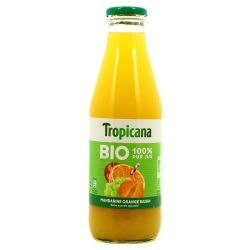 Tropicana Jus De Fruits Mandarine Orange Pomme Raisin Bio 75Cl