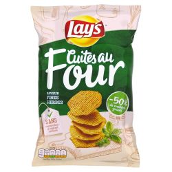 Lay'S Chips Cuites Au Four Saveur Fines Herbes : Le Paquet De 120G