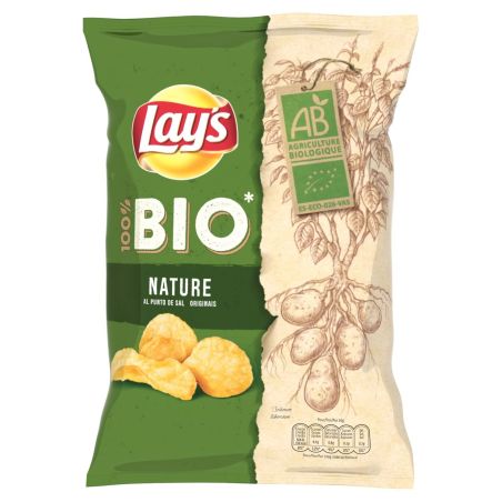 Lay'S Chips Nature Bio : Le Paquet De 100G