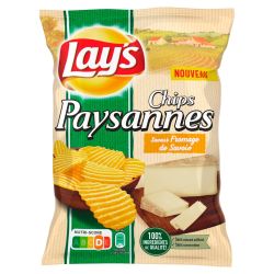 Lay'S Chips Paysannes Saveur Fromage De Savoie : Le Sachet 120G