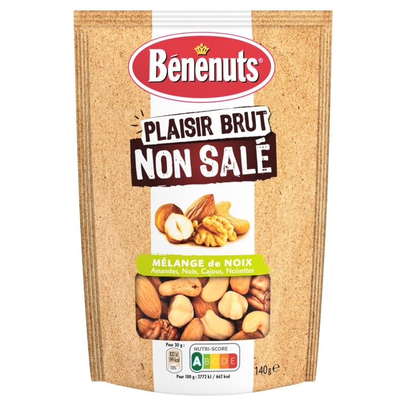 Bénénuts Noix De Cajou Amandes,Noisettes : Le Paquet 140G