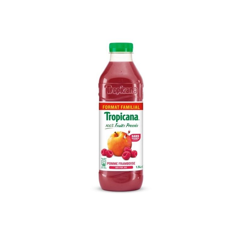 Tropicana Pomme Framboise 100% Fruits Pressés : La Bouteille D'1,5L