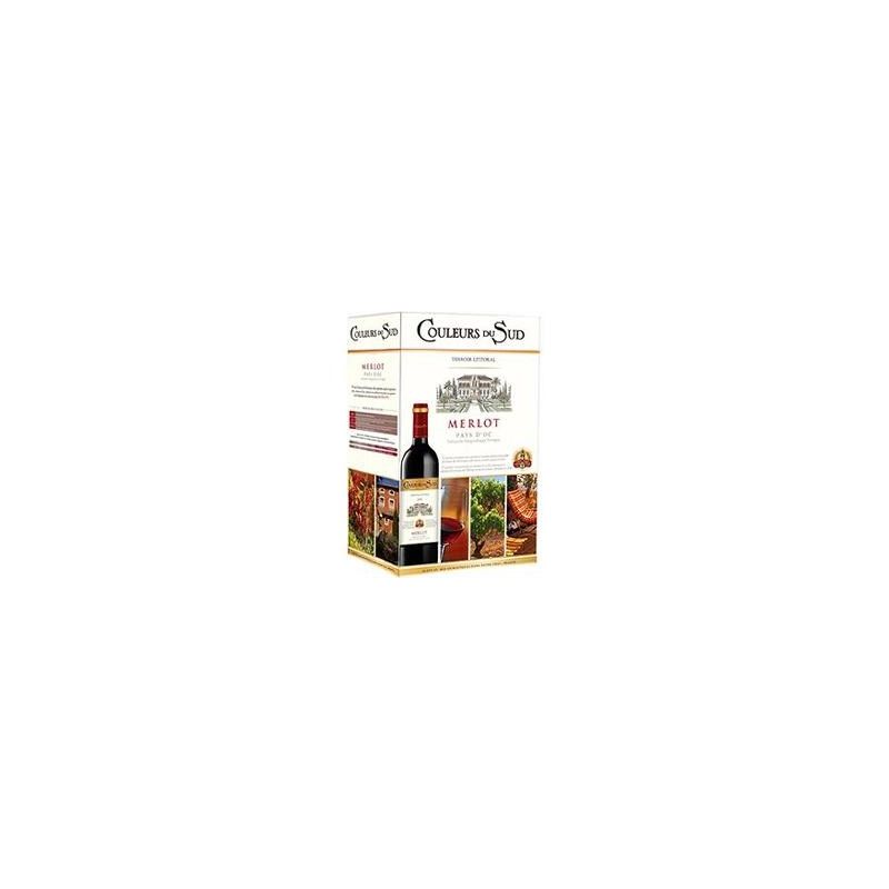 Couleur Sud Bib 4Lvin De Pays Igp Merlot Rouge