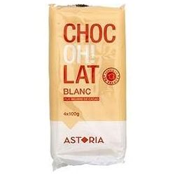 1Er Prix 4X100G Tablette Chocolat Blanc Confiserie Blanche Astor