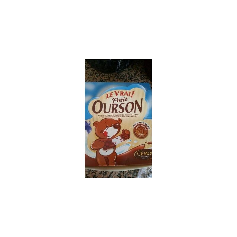 Cemoi Bte 160 Oursons Guimauve Chocolat 0,20Ï