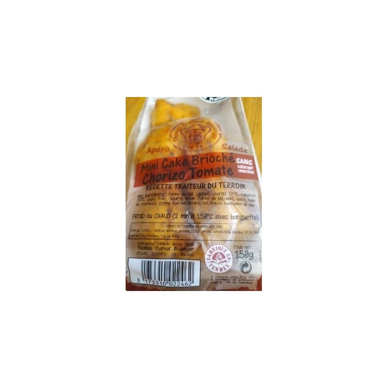 Fr.Emballe Fe Cake Brioch Choriz Tom 150G