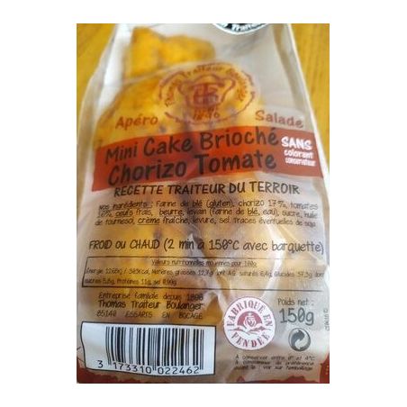 Fr.Emballe Fe Cake Brioch Choriz Tom 150G