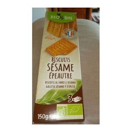 Bio Albon Biscu.Epeautre Sesame 150G Bioalbon