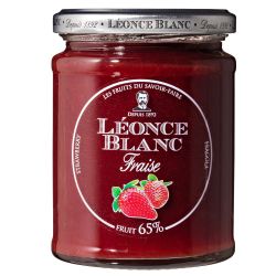 Léonce Blanc Confiture Fraise 65% : Le Pot De 330 G