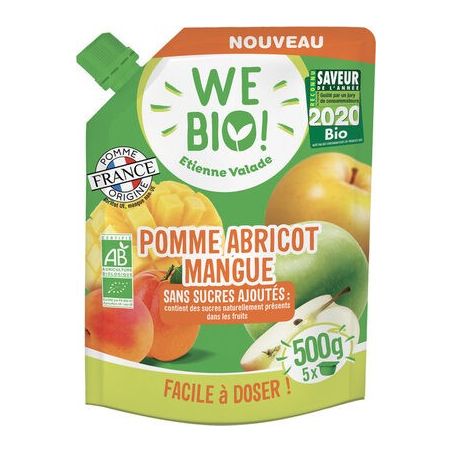 We Bio Valade En Correze Gourde Bio! Pomme/Abricot/Mangue 500G