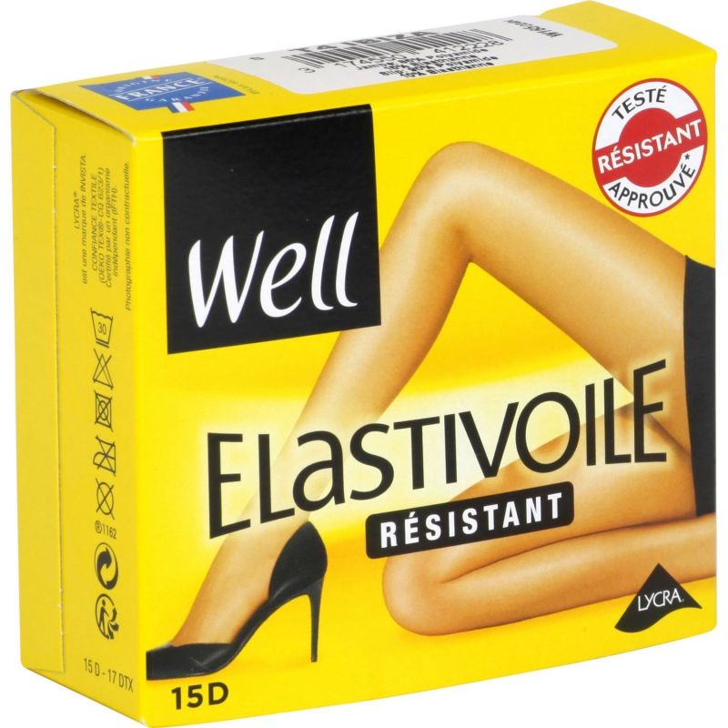 Well Collant Femme Ibiza Elastivoile Résistant 15D T4 : Le