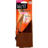 Well Mi-Bas Femme Ibiza Contact Voile Lycra T35/41 : Le Lot De 2 Paires