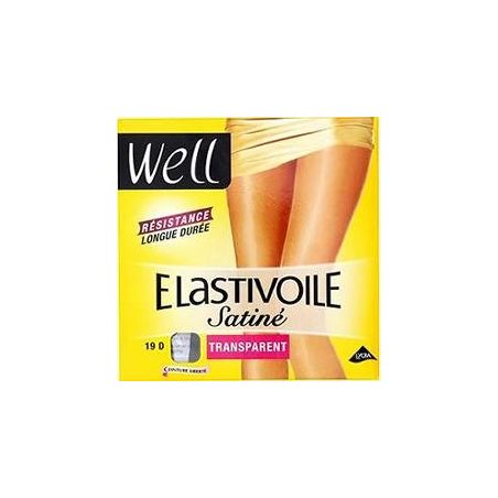 Well Collant Elastivoile Satiné Noir T3
