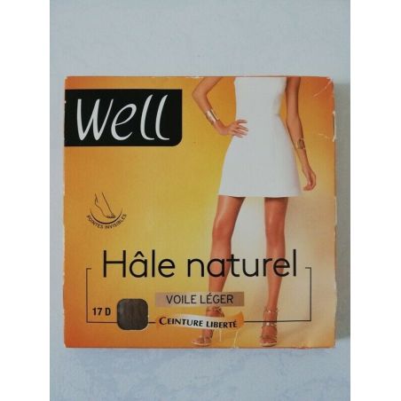 Well Collants Hale Naturel Voile Leger 17 Den Taille 3 Clair