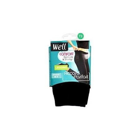 Well Legging Femme Noir Accord Parfait Opaque T3 : Le