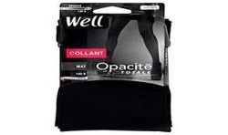 Well Opacite Totale Noir T3/4