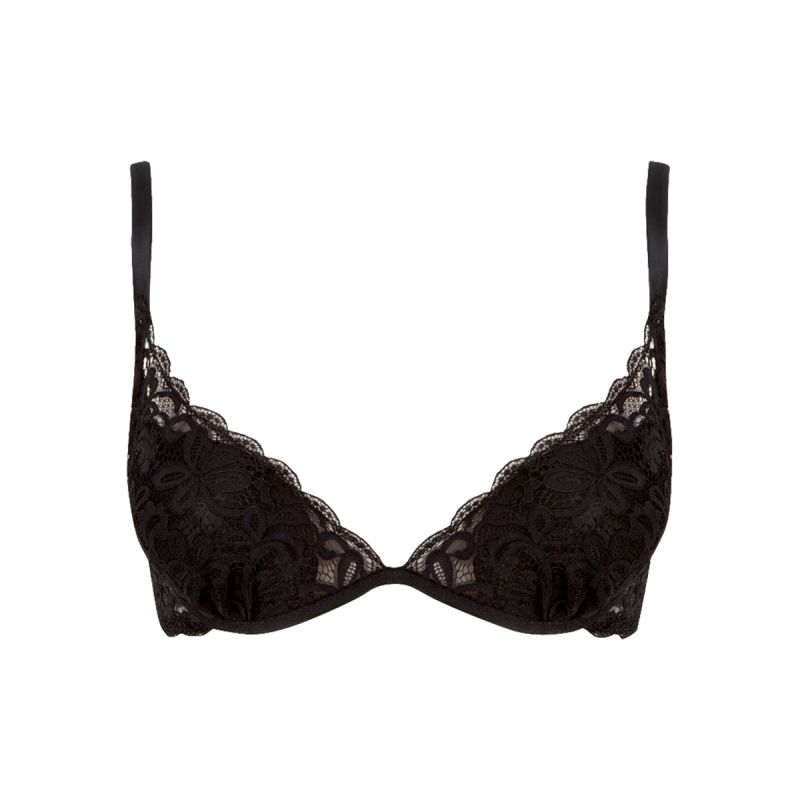 Well Soutien-Gorge Coques Ultra-Plongeant Hypnose Noir 90A