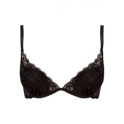 Well Soutien-Gorge Coques Ultra-Plongeant Hypnose Noir 90D