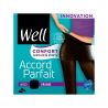 Well Collant Opaque Accord Parfait 45D Noir T2