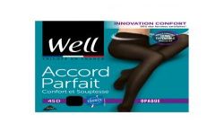 Well Collant Opaque Accord Parfait 45D Noir T4