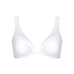 Well Soutien-Gorge À Coques Tulle Design Blanc 85B