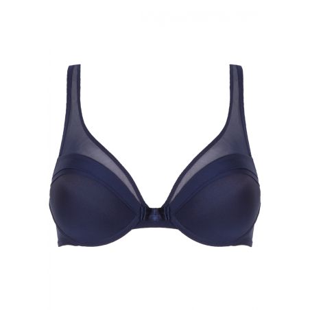 Well Soutien-Gorge À Coques Tulle Design Bleu Nuit 90D