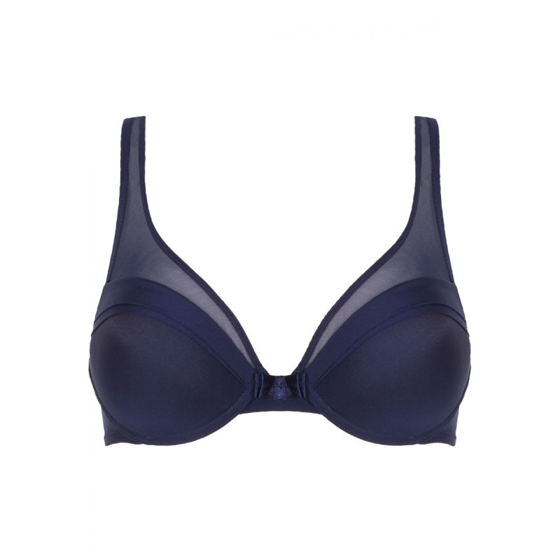 Well Soutien-Gorge À Coques Tulle Design Bleu Nuit 95C