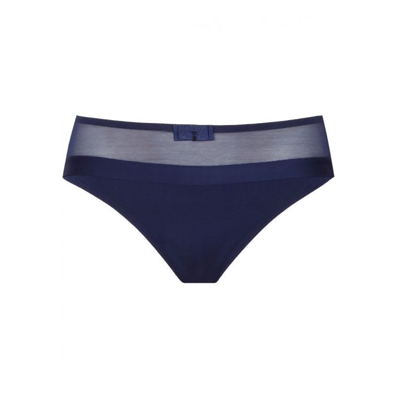 Well Slip Tulle Design Bleu Nuit T40