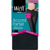 Well Collant Opaque Accord Parfait Ceinture Beauté 55D Noir T4