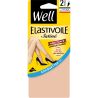 Well Socquettes Transparentes Elastivoile Satiné 19D Noir Taille Unique