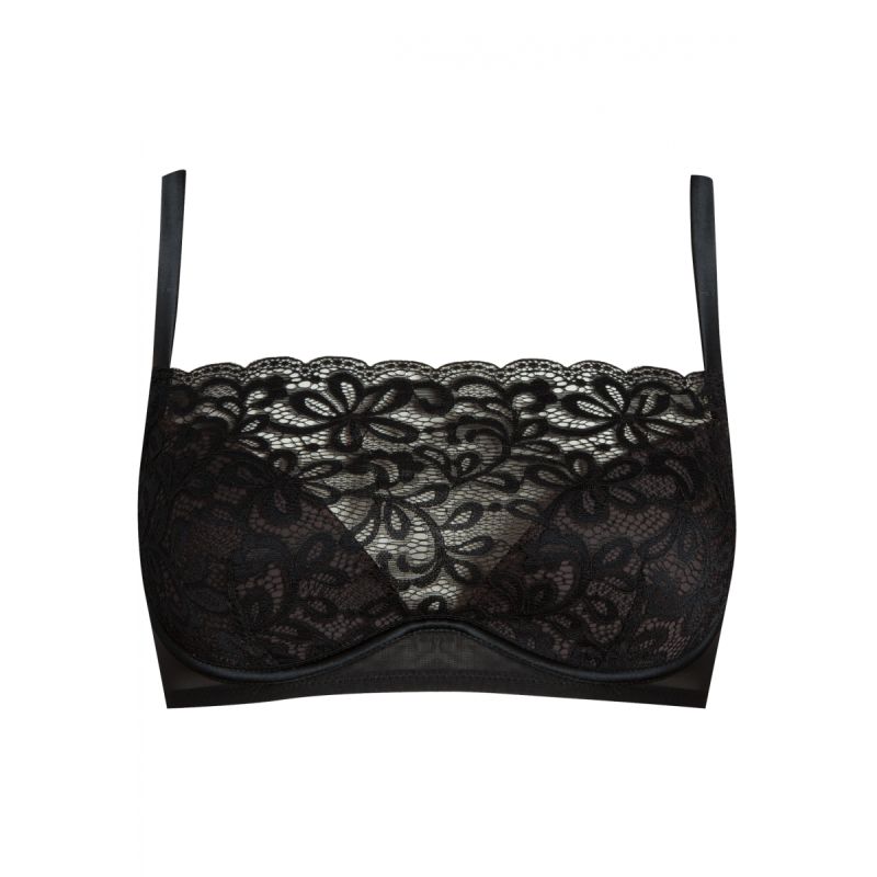 Well Soutien-Gorge Bandeau Ampliforme Hypnose Noir 85C