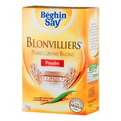 Béghin Say Sucre Roux En Poudre Blonvilliers : La Boite De 1 Kg