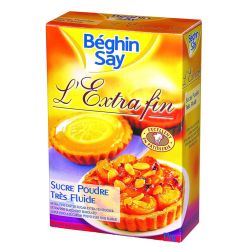 Béghin Say Sucre En Poudre Extra Fin : La Boite De 1 Kg