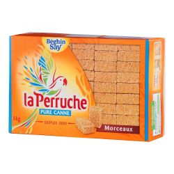 Béghin Say Sucre Roux Morceaux La Perruche : Boite De 168 - 1 Kg