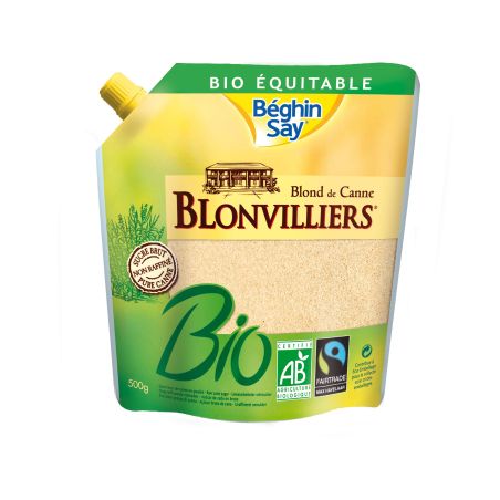 Béghin Say Sucre De Canne Blond Bio : Le Paquet 500G