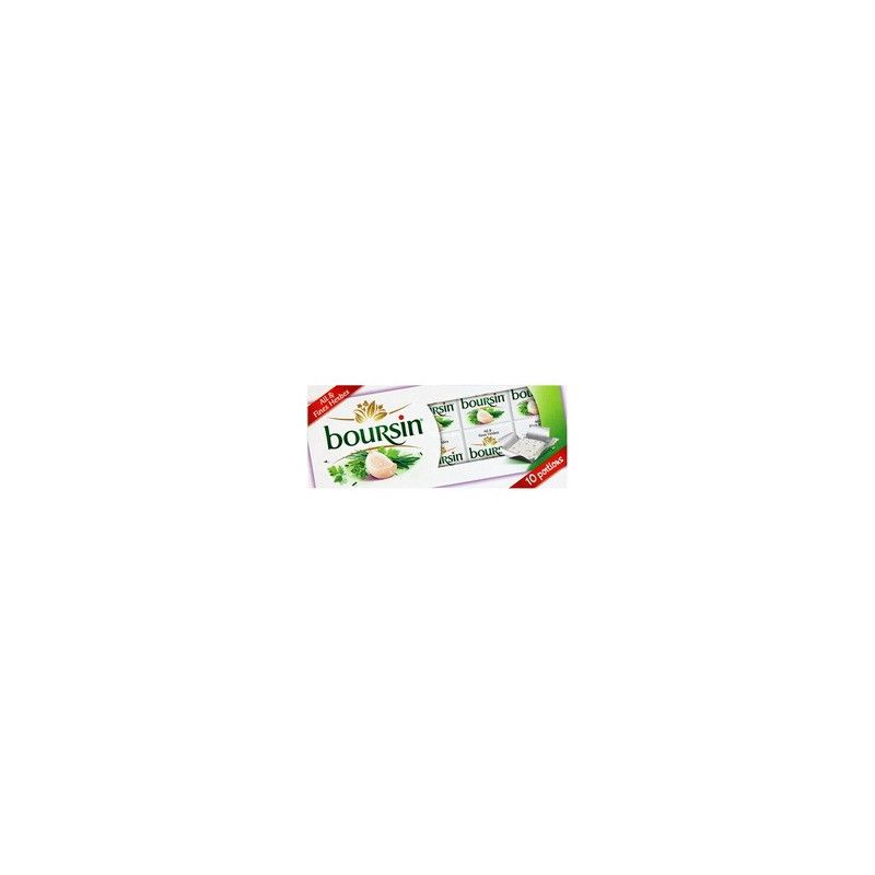 Boursin Ail Et Fines Herbes 10 Portions 160G