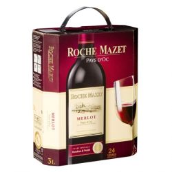 Roche Mazet Vin Rouge De Pays D'Oc Merlot : La Fontaine 3L